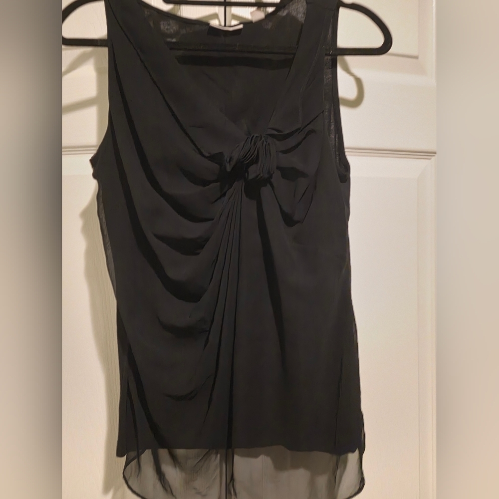 New York & Company Black Classic Tank Top